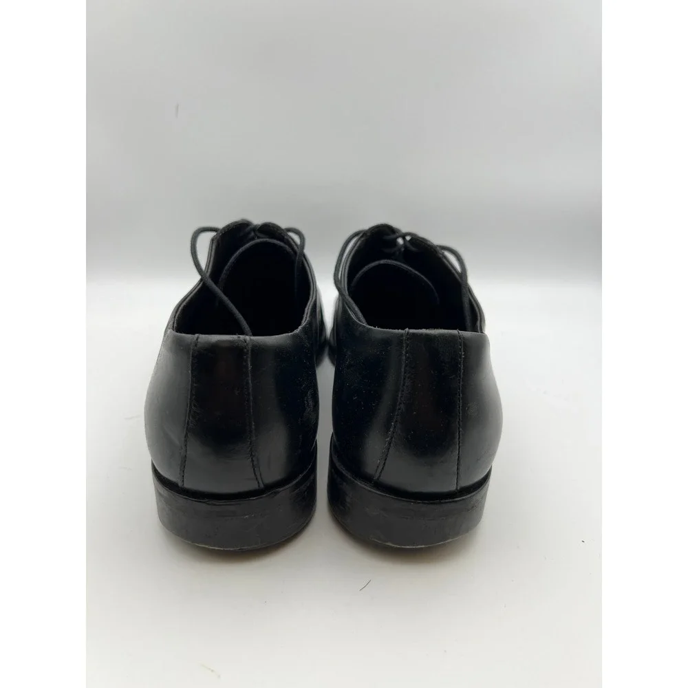 To Boot New York Adam Derrick Italy Black Leather Cap Toe Oxford Shoes Mens 10.5